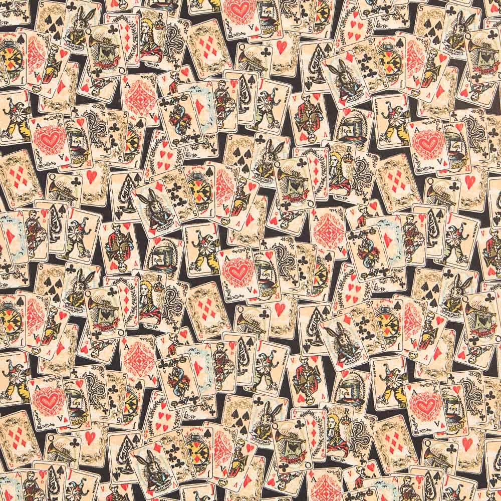 Popeline Cartes  Alice Wonderland Oeko-Tex® - Ribes y Casals