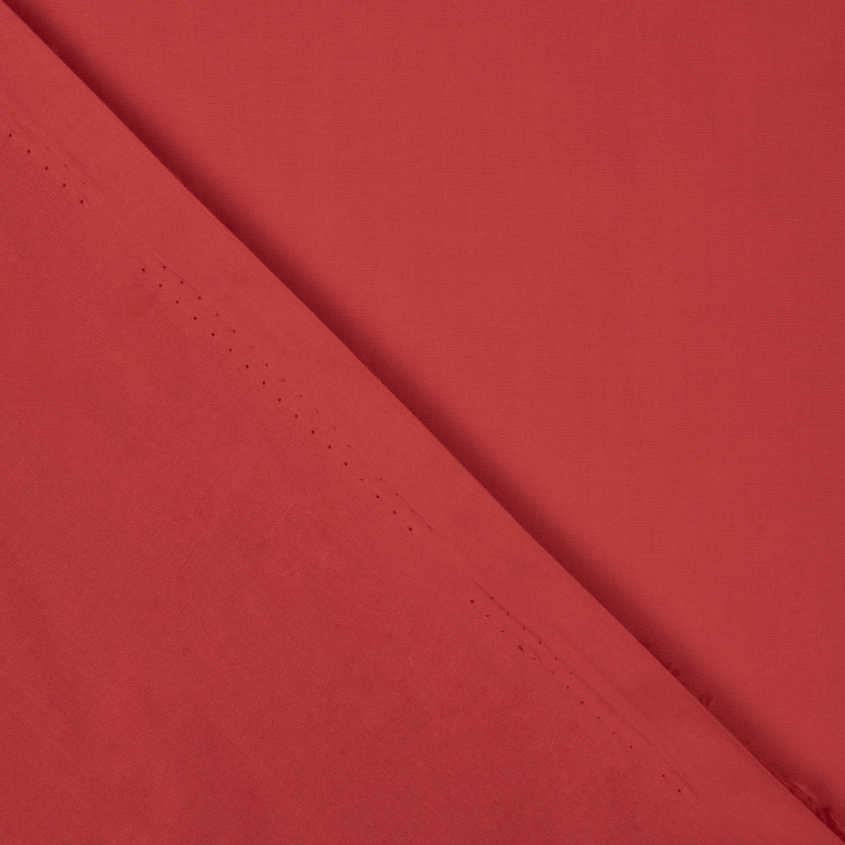 Popeline de base polyester/coton rouge - Ribes y Casals