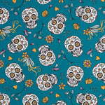 Popeline Catrina Deco Aigue Marine - Ribes y Casals
