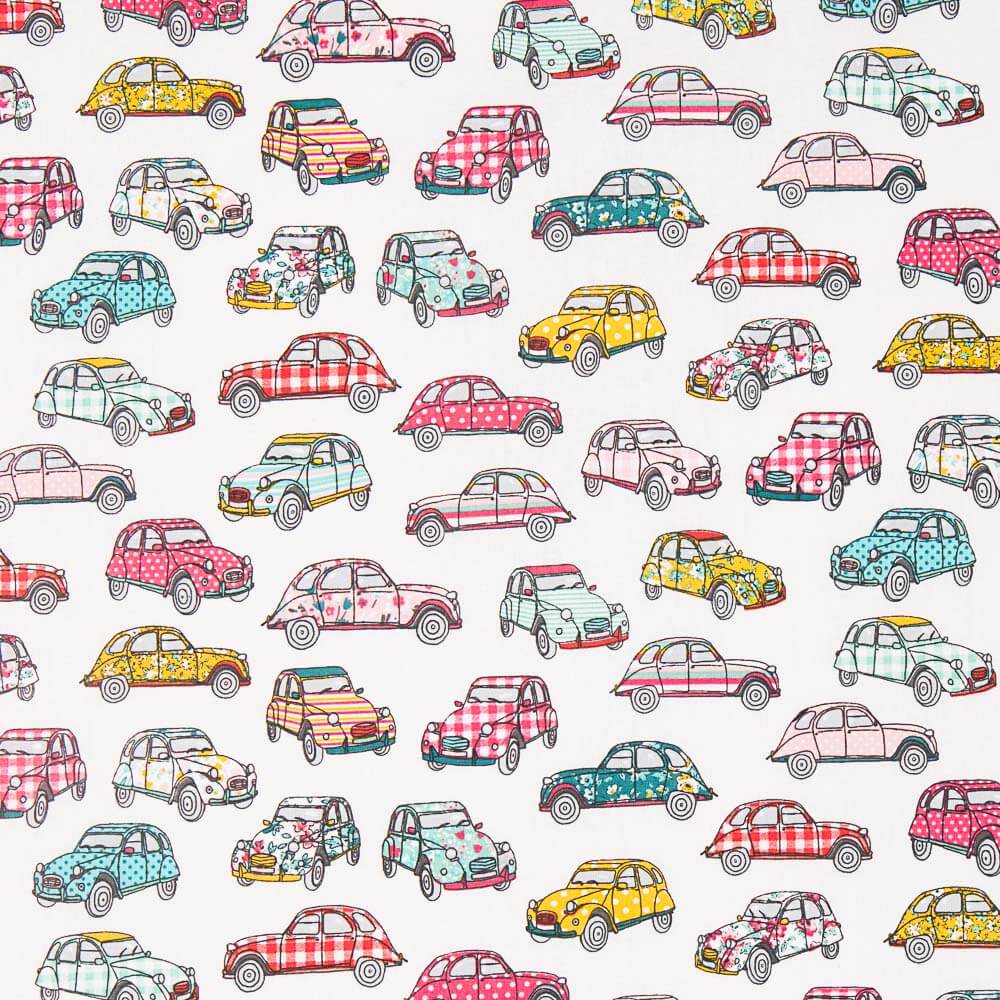 Popeline Oeko-Tex® Dedeuches blanc - Ribes y Casals