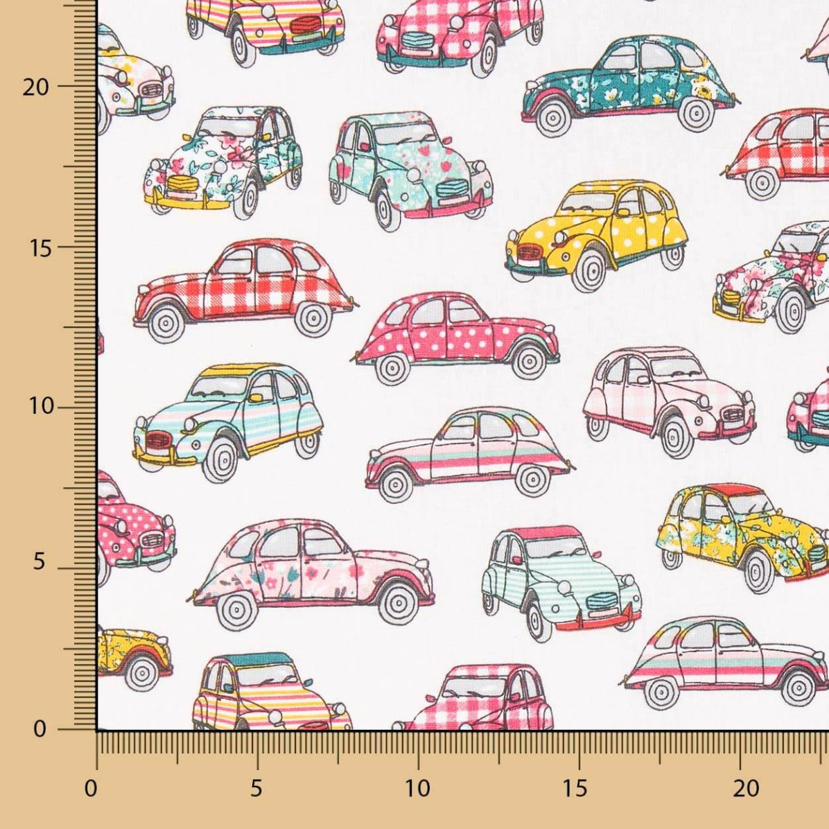 Popeline Oeko-Tex® Dedeuches blanc - Ribes y Casals