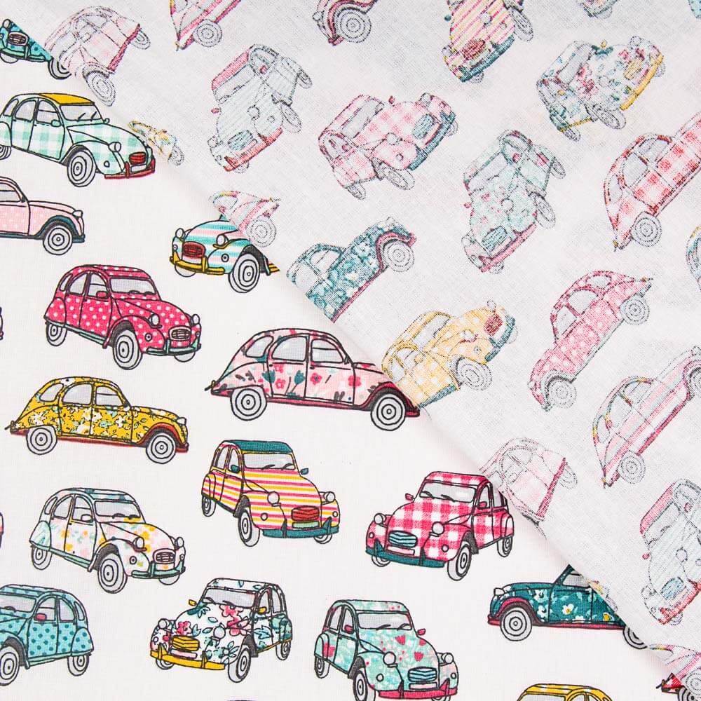 Popeline Oeko-Tex® Dedeuches blanc - Ribes y Casals