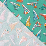 Paniers Verts En Coton Imprimé - Ribes y Casals