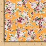 Cretonne Popeline Imprimé Flamenco Jaune Oeuf - Ribes y Casals