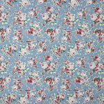 Cretonne Popeline Imprimé Flamenco Bleu Clair - Ribes y Casals