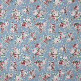 Cretonne Popeline Imprimé Flamenco Bleu Clair - Ribes y Casals