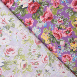 Popeline Imprimé Flamenco Violet Cretonne - Ribes y Casals