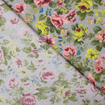 Popeline Cretonne Imprimé Flamenco Vert Sauge - Ribes y Casals