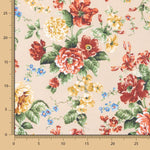 Popeline Cretonne Imprimé Flamenco Camel - Ribes y Casals