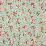 Cretonne Popeline Imprimé Flamenco Vert Clair - Ribes y Casals
