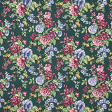 Cretonne Popeline Imprimé Flamenco Vert Foncé - Ribes y Casals