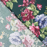 Cretonne Popeline Imprimé Flamenco Vert Foncé - Ribes y Casals