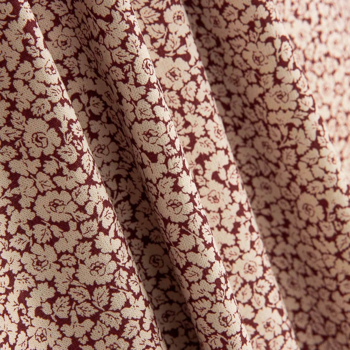 Popeline imprimée Florette Grana - Ribes y Casals