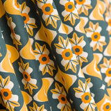 Popeline Géo Ocre - Ribes y Casals