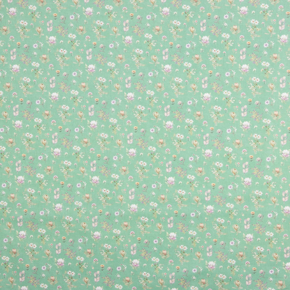 Popeline imprimée début du printemps - Ribes y Casals