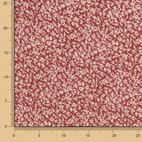 Popeline imprimée Rouse Grana - Ribes y Casals
