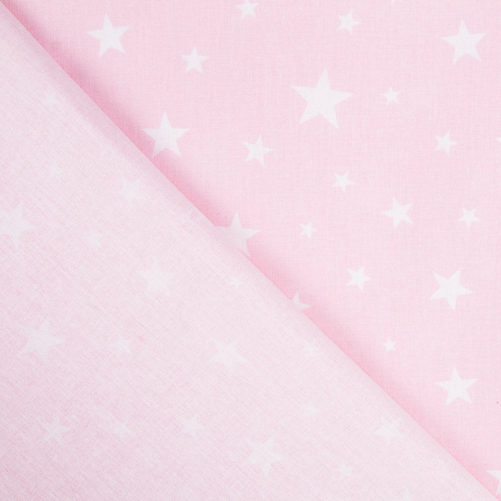 Popeline Étoiles Rose - Ribes y Casals