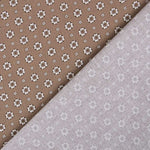 Popeline Fleur Vintage Beige - Ribes y Casals