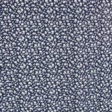 Popeline Fleurs Bleu Nuit - Ribes y Casals