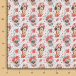 Retal Popelín Algodón Frida Catrinas 55x150 cm - Ribes y Casals