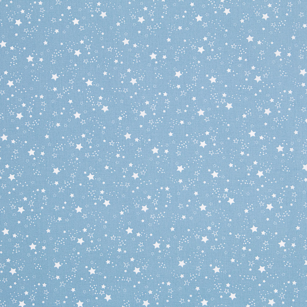 Popelín Galaxy Azul Denim Oeko-Tex® - Ribes y Casals