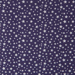 Popeline Galaxie Lurex Bleu Marine - Ribes y Casals