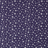 Popeline Galaxie Lurex Bleu Marine - Ribes y Casals