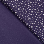 Popeline Galaxie Lurex Bleu Marine - Ribes y Casals