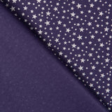 Popeline Galaxie Lurex Bleu Marine - Ribes y Casals