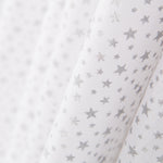 Popeline Galaxie Lurex Blanc - Ribes y Casals