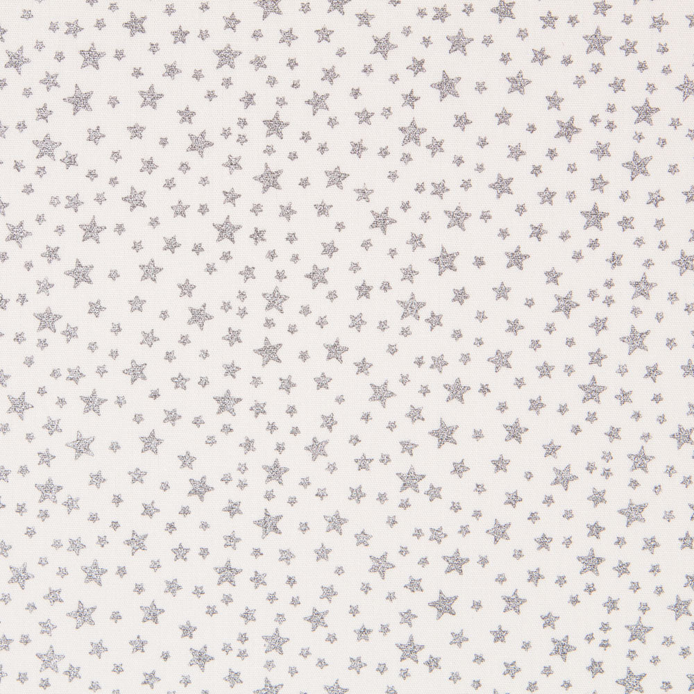 Popeline Galaxie Lurex Gris Clair - Ribes y Casals