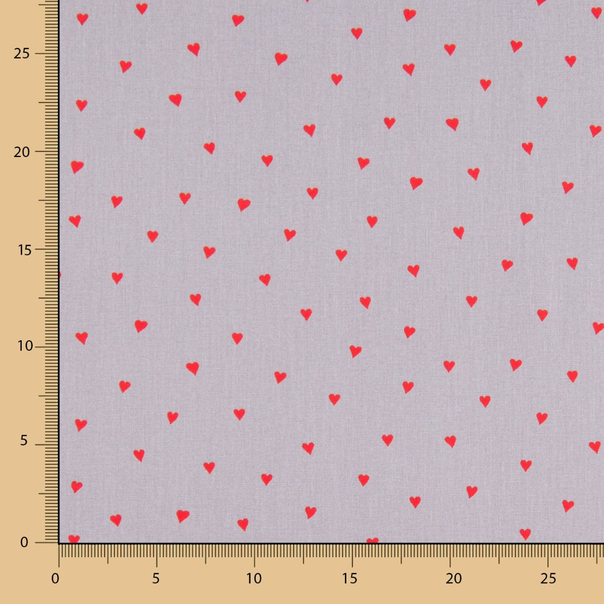 Popeline Love Gris - Ribes y Casals