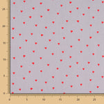 Popeline Love Gris - Ribes y Casals