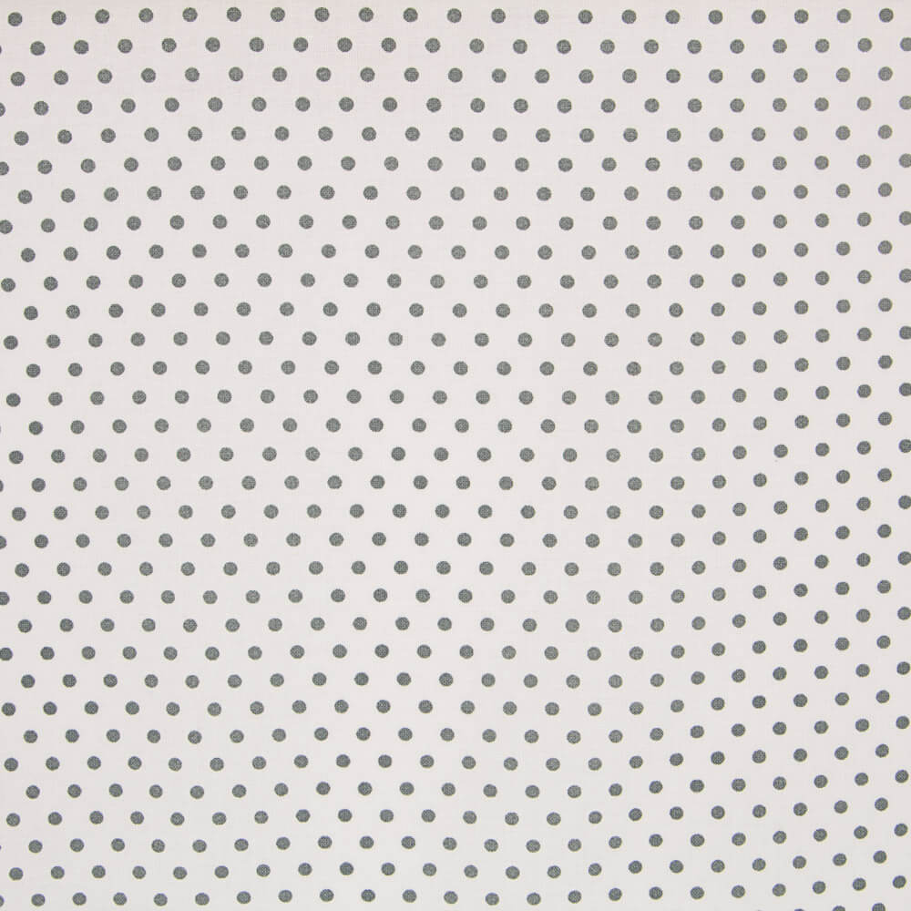 Popeline Pois Gris - Ribes y Casals