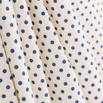 Popeline Pois Marine - Ribes y Casals