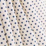 Popeline Pois Marine - Ribes y Casals