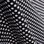 Popeline Pois Flamenco Fond Noir - Ribes y Casals