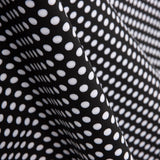 Popeline Pois Flamenco Fond Noir - Ribes y Casals