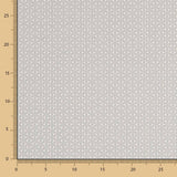 Popeline Marguerites Gris - Ribes y Casals