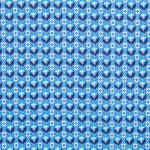 Popeline Medailles Fleur Bleu - Ribes y Casals