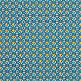 Popeline Medailles Fleur Turquoise - Ribes y Casals