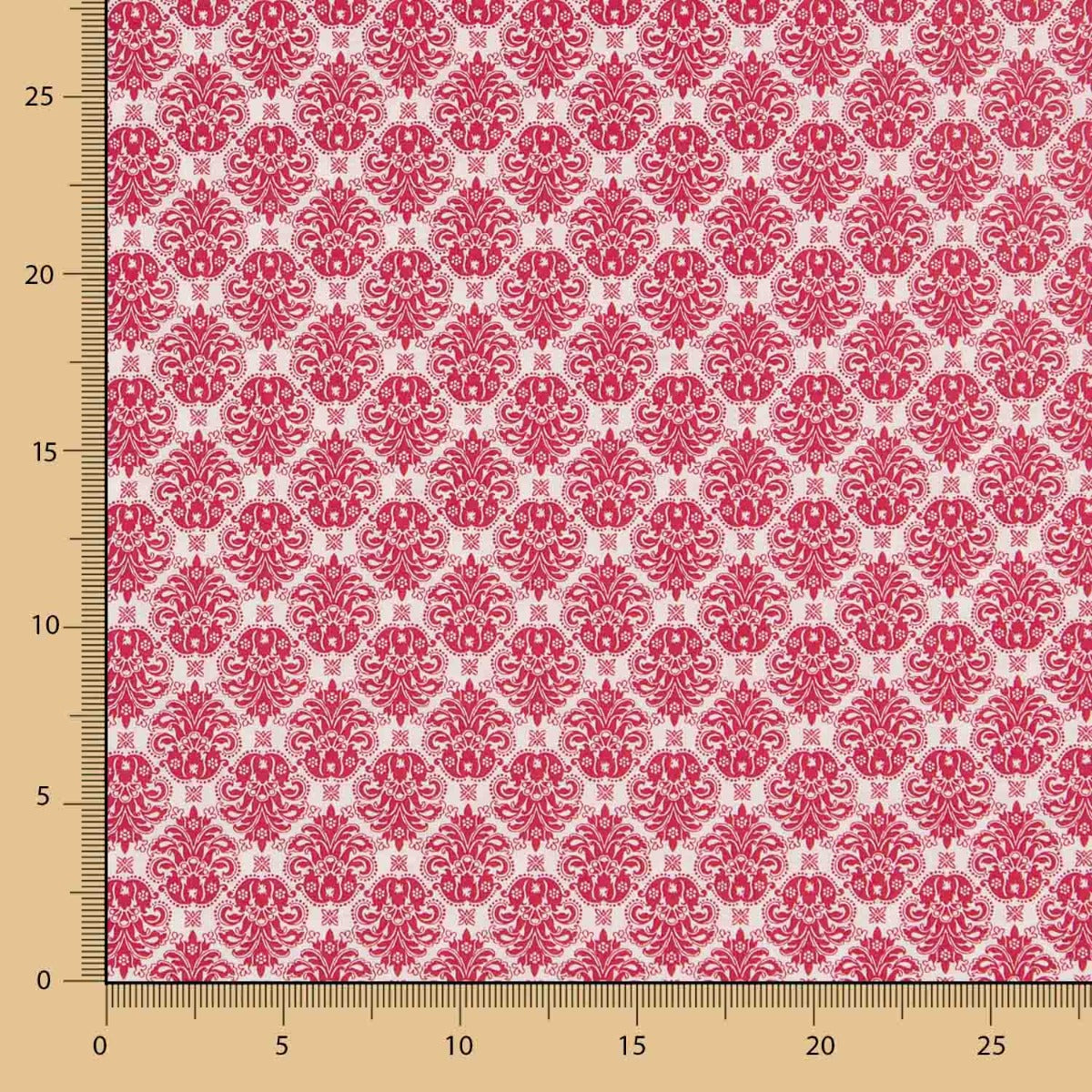 Popeline Médiévale Rouge - Ribes y Casals