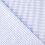 Popeline Vichy Mini Carreaux Bleu Clair - Ribes y Casals