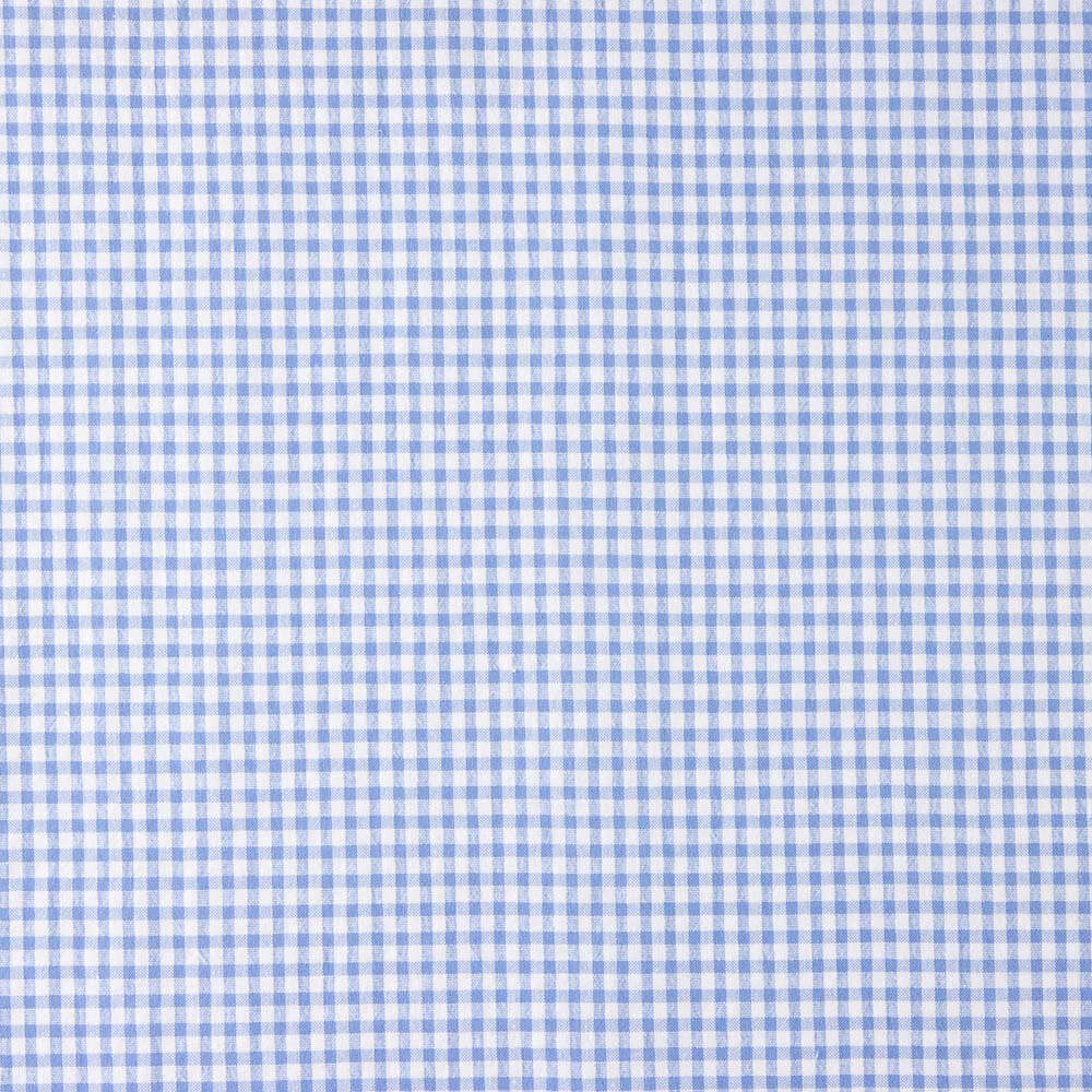 Popeline Mini Carreaux Vichy Bleu Foncé - Ribes y Casals