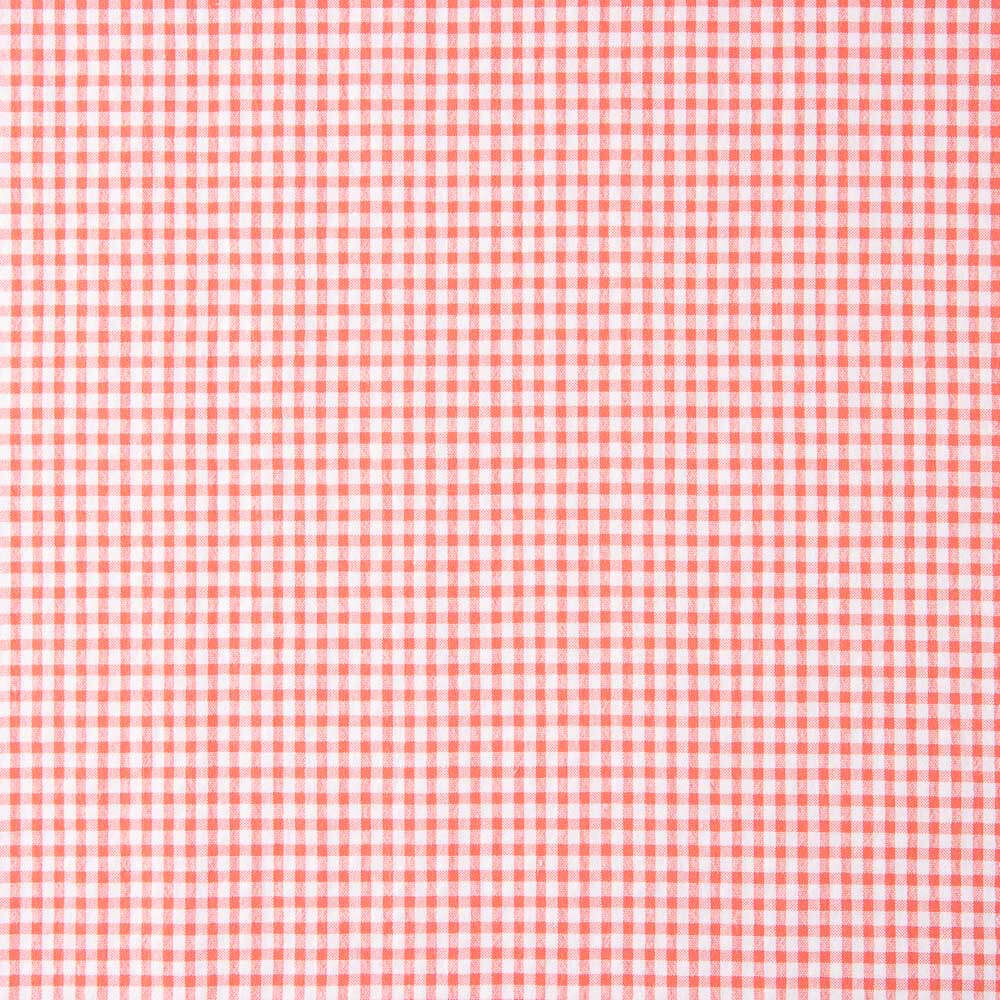 Popeline Mini Carreaux Vichy Corail - Ribes y Casals