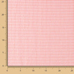 Popeline Mini Carreaux Vichy Corail - Ribes y Casals