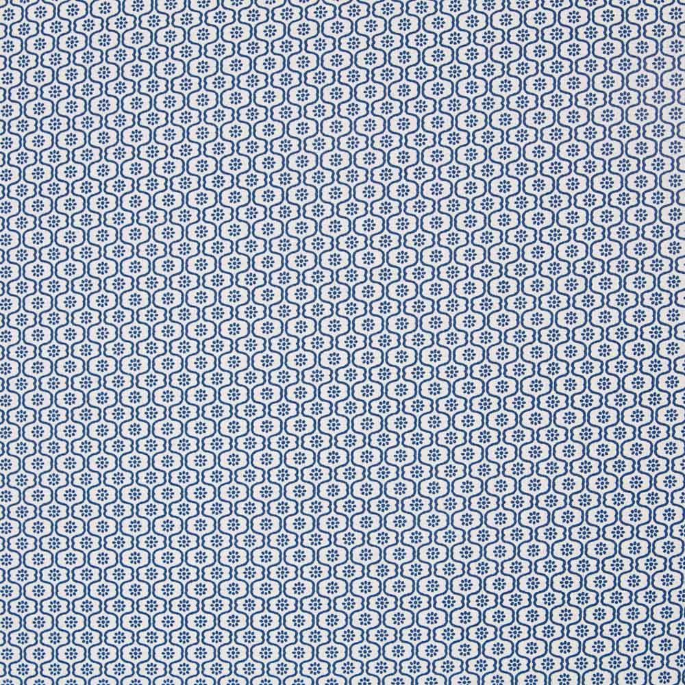 Popeline Mini Géo Bleu - Ribes y Casals