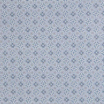 Popeline Mosaïque Fleural Bleu - Ribes y Casals