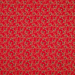 Popeline de Noël Houx Rouge - Ribes y Casals