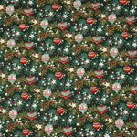 Popeline Boules de Noël Déco Vert - Ribes y Casals